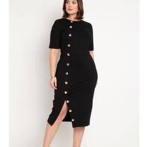 Eloquii Button Front Workwear Dress NWT Size 20